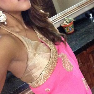 💕Hot Pink Sari 💕